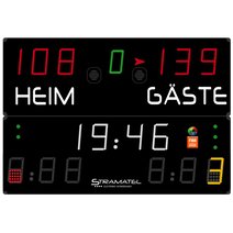 Stramatel® Anzeigetafel Multisport Super Pro Indoor, zwei Module