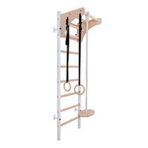 BenchK® Sprossenwand 211 mit Klimmzugbügel, Seil & Ringen