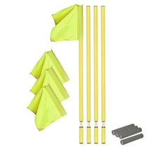Kübler Sport® Kipp-Grenzstangen NEON 4er-Set