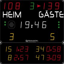 Stramatel® Anzeigetafel Multisport Compact Indoor, zwei Module