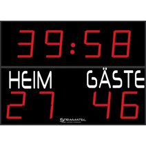 Outdoor-Anzeigetafel FRC für Fußball, Rugby