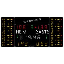 Stramatel® Anzeigetafel Multisport Compact Indoor, vier Module