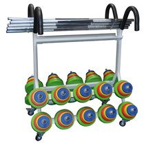 Wagen für Sveltus® Kit Fit'us Langhantelsets