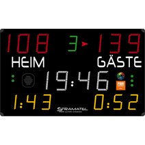 Stramatel® Anzeigetafel Multisport Pro Indoor, ein Modul