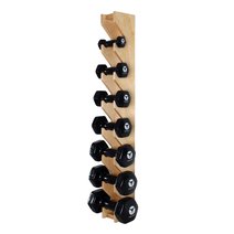 Kübler Sport® Wandhalterung mit Fausthanteln 0,5 - 5,0 kg