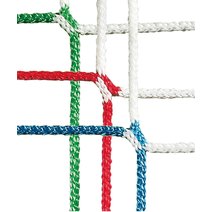Fußballtornetz zweifarbig