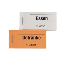 Wertmarken Block mit 100 Abrissen