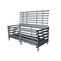 Materialwagen PVC rechteckig mit Deckel