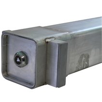 Bodenhülse SPEZIAL abschließbar, 80 x 80 mm, 35 cm Einstecktiefe