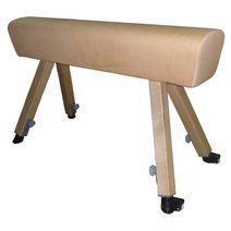 Kübler Sport® Sprungpferd mit Holzbeinen