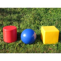 Sitzzylinder Spielplatz
