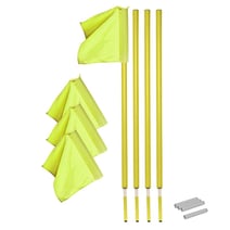 Kübler Sport® Kipp-Grenzstangen GELB 4er-Set