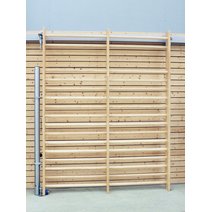 Kübler Sport® Doppelfeld-Sprossenwand schwenkbar