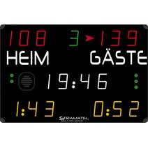 Stramatel® Anzeigetafel Multisport Compact Indoor, ein Modul