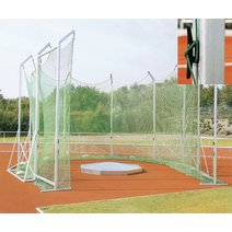 Diskus- & Hammerwurfschutzgitter freistehend 4,5 auf 5 m
