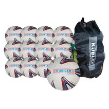 Kübler Sport® 12er-Set Fußball HYBRID TEAM