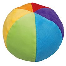 goki® Regenbogenbälle mit Rassel, 6er-Set