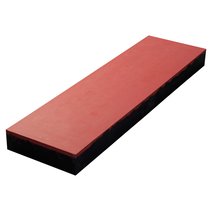 Blindbalken aus Vollgummi, 122 x 34 x 10 cm