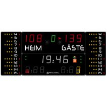 Stramatel® Anzeigetafel Multisport Super Pro Indoor, vier Module