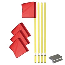 K&uuml;bler Sport&reg; Kipp-Grenzstangen NEON 4er-Set