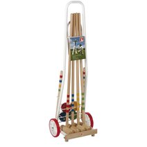Krocket-Spiel mit Caddy