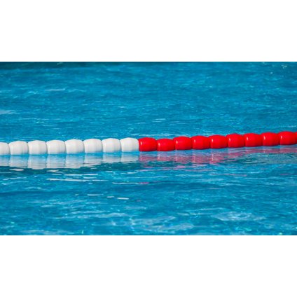 Schwimmbahn-Trennleine 15m - Schwimmende Absperrung Für Pool & Strand