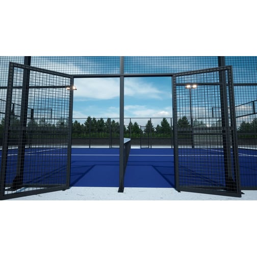 Mehrpreis Flügeltüren Padel Courts
