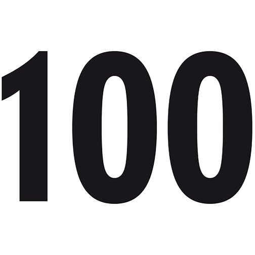 Startnummernsatz 1-100