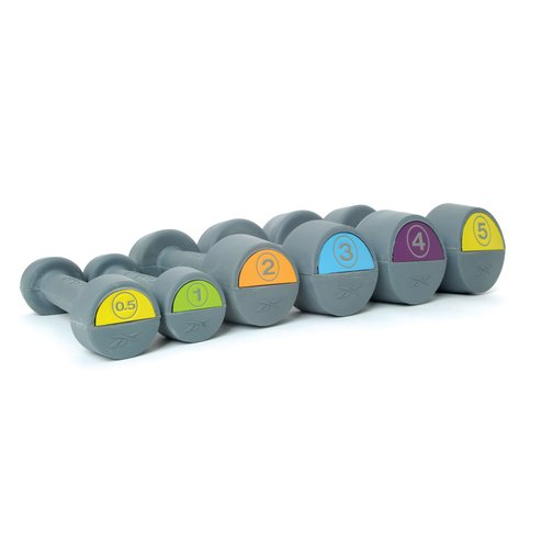 Reebok® gummierte Hantel