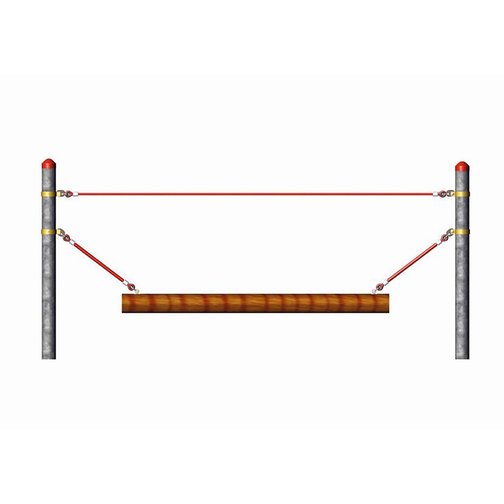 Seilparcours Haiger Wackelbalken (ohne Pfosten)