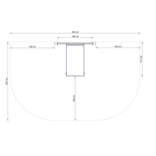4FCIRCLE® Calisthenics Bauch-Schrägbank 45°