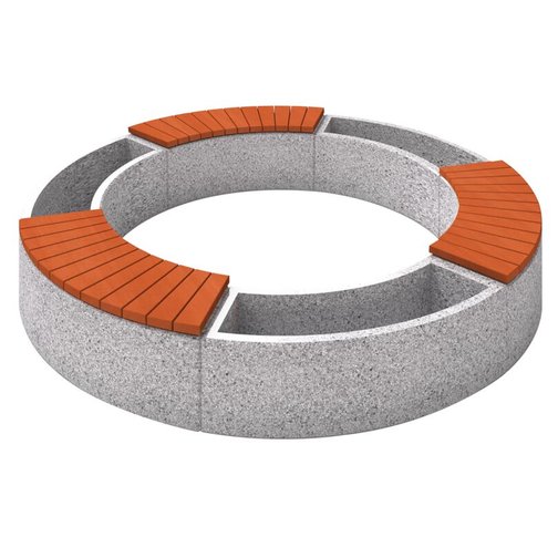 Inter-Play® Sitzbankbogen, inkl. Pflanzengefäß