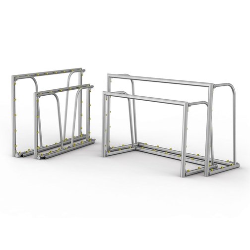 Kübler Sport® Minitrainingstor FUN mit Achteckprofil und klappbaren Netzbügeln