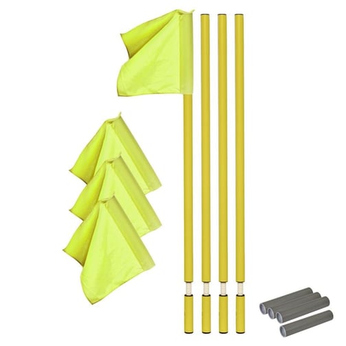 Kübler Sport® Kipp-Grenzstangen GELB 4er-Set