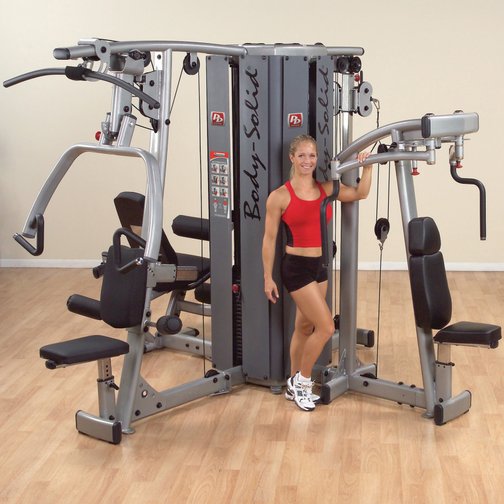 Body-Solid® Pro Dual Grundrahmen für Multi-Trainingsstation, 4-seitig