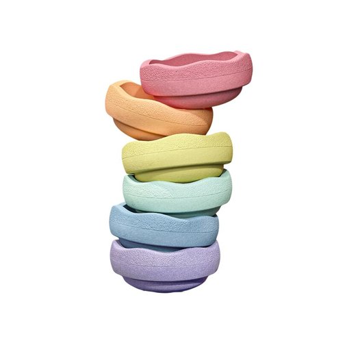 Stapelstein® Original Mini Rainbow Pastel, 6er-Set