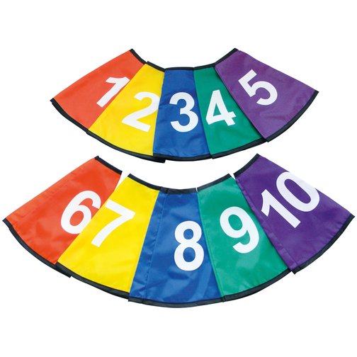 Spordas® Aufstecknummern für Markierkegel