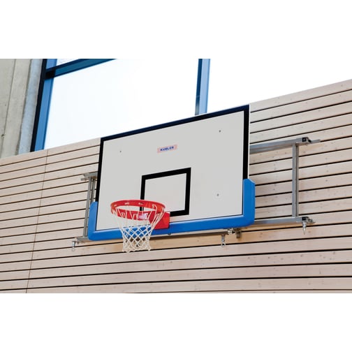 Basketball-Wandgerüst, zentrisch klappbar