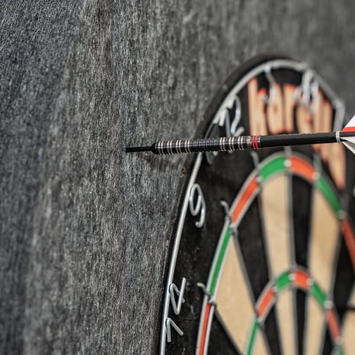 Karella® Schallschutz für Dartscheiben