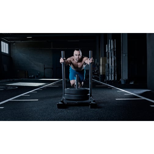 SprintTracks® Kunstrasen-Laufbahn START & FINISH