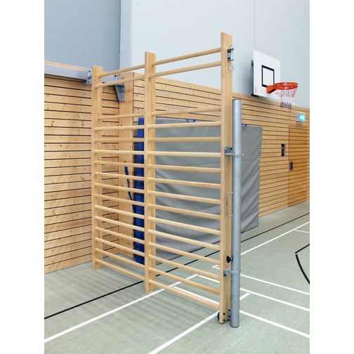 Kübler Sport® Doppelfeld-Sprossenwand schwenkbar