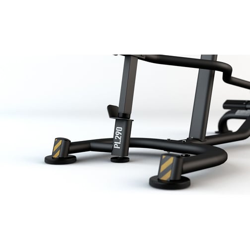BH Fitness® Plate Loaded Rudermaschine mit T-Stange