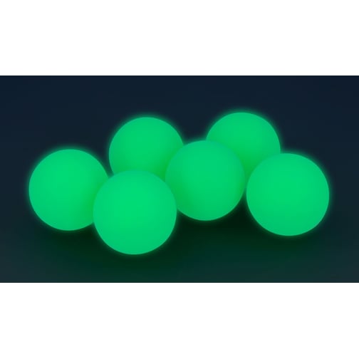 sunflex® Tischtennisbälle Glow in the Dark, 6er-Set