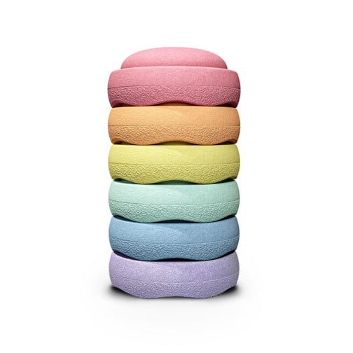 Stapelstein® Original Rainbow Pastel, 6er-Set
