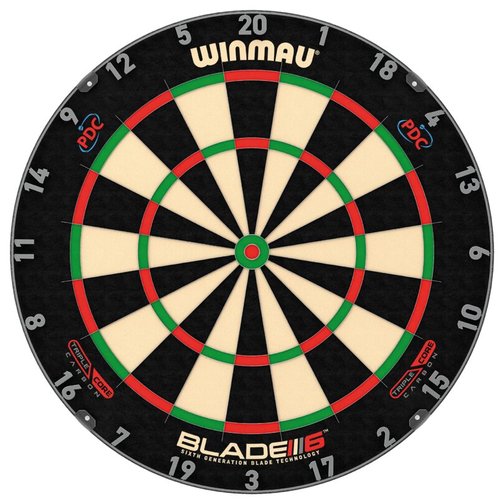 WINMAU® Dartscheibe Blade 6 Triple Core Carbon PDC