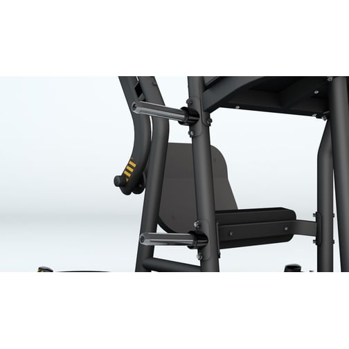 BH Fitness® Plate Loaded Kickback-Maschine