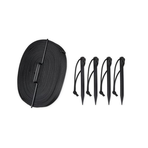Funtec® Beach Basic Spielfeldabgrenzung (8 x 16 m), 50 mm, schwarz