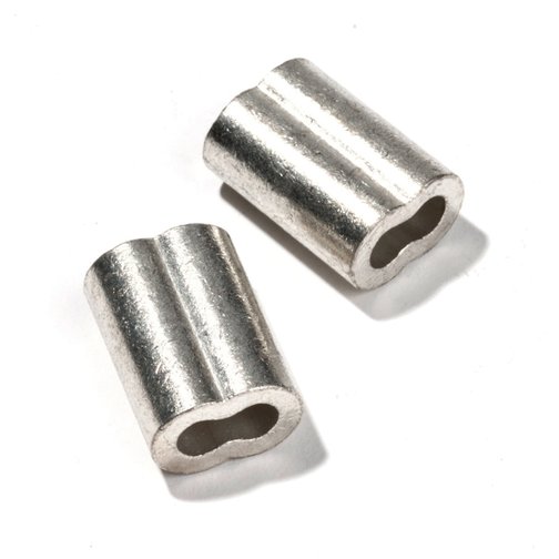 Press-Seilklemme bis Ø 6 mm für Schutznetze