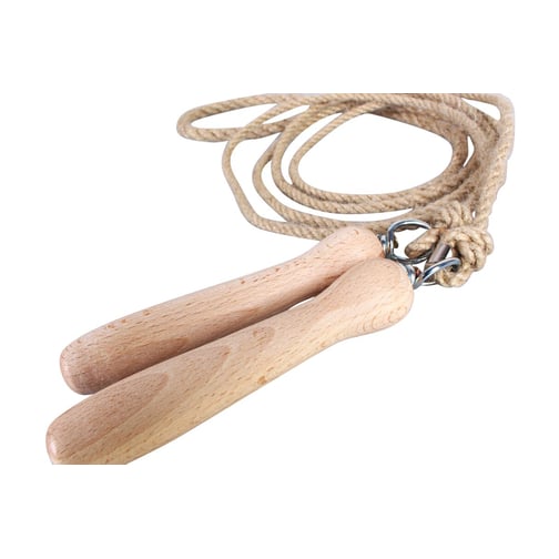 Springseil mit Holzgriffen