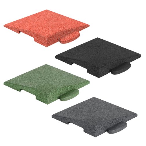 Puzzle Mat 3D® Fallschutz- und Ballsportsystem - abgeschrägte Eckplatte